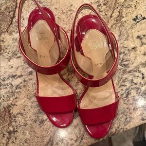 Christian Louboutin Glossy Red Women's Heels